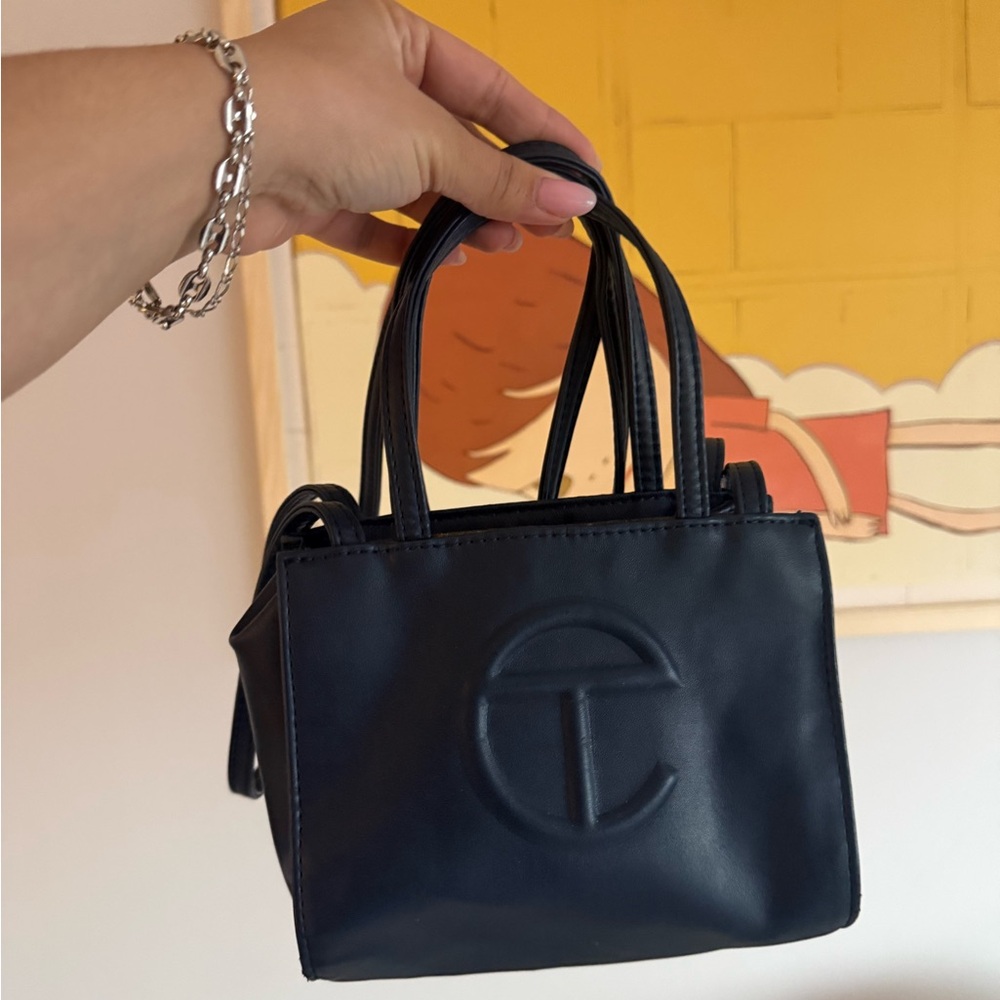 Telfar Navy Mini Bag